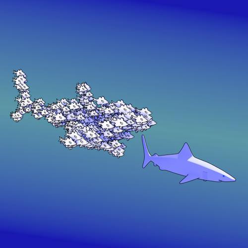 Shark with Particle System preview image